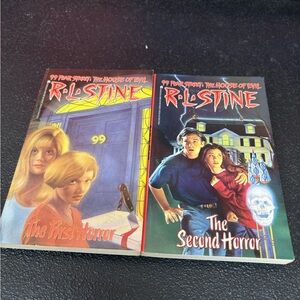 R.L. Stine Horror Book Set the First Horror and The second Horror